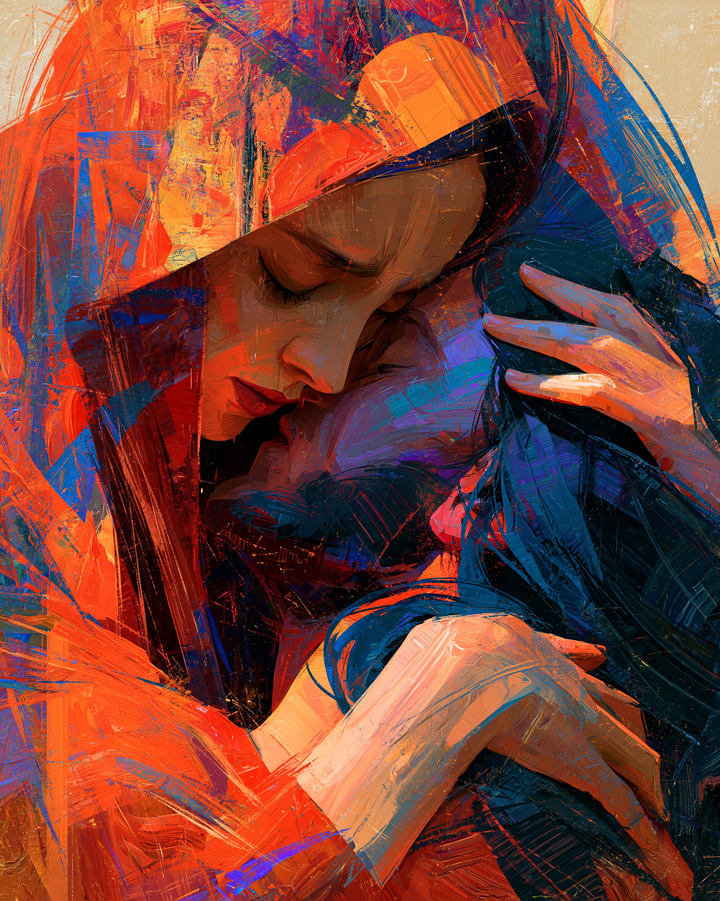 La Pietà — Le Feu protège le bleu