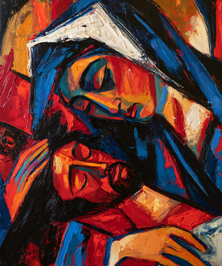 La Pietà — Le Voile aux angles de lumière