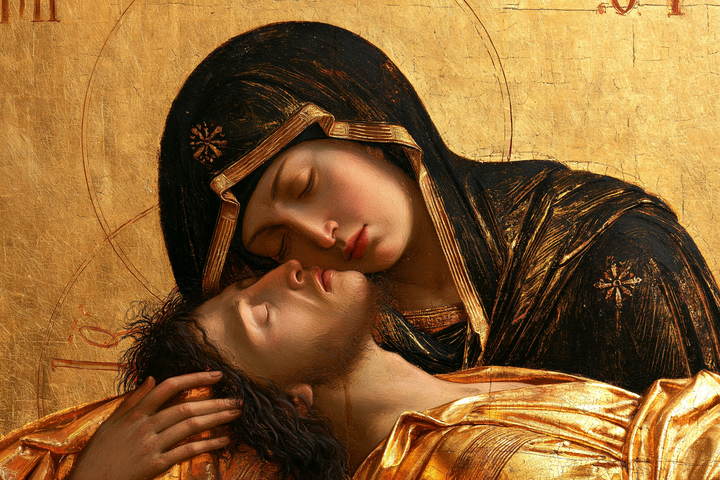 La Pietà — Le Voile noir brodé d’étoiles