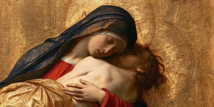 La Pietà — Le Repos des auréoles gravées
