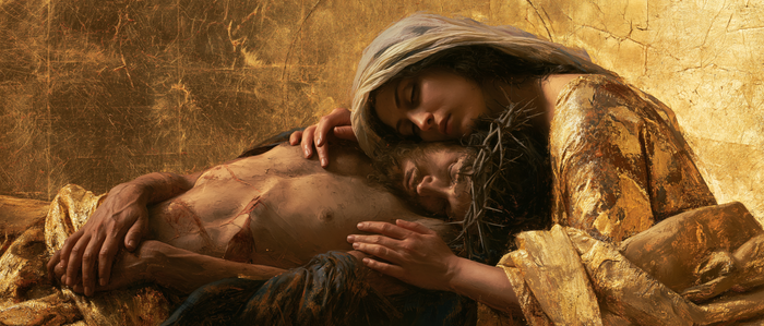 La Pietà — Sacré doré · Paysage n° 8