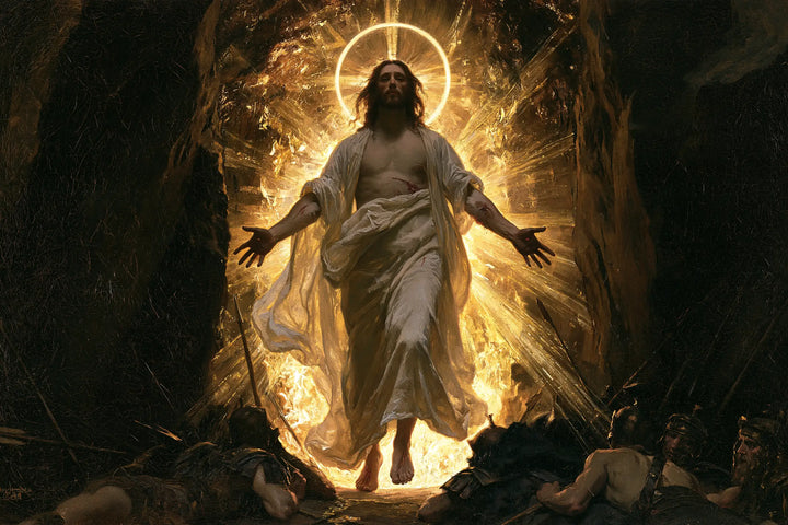 The Resurrection of Jesus Christ - Black and Gold · Landscape n° 9