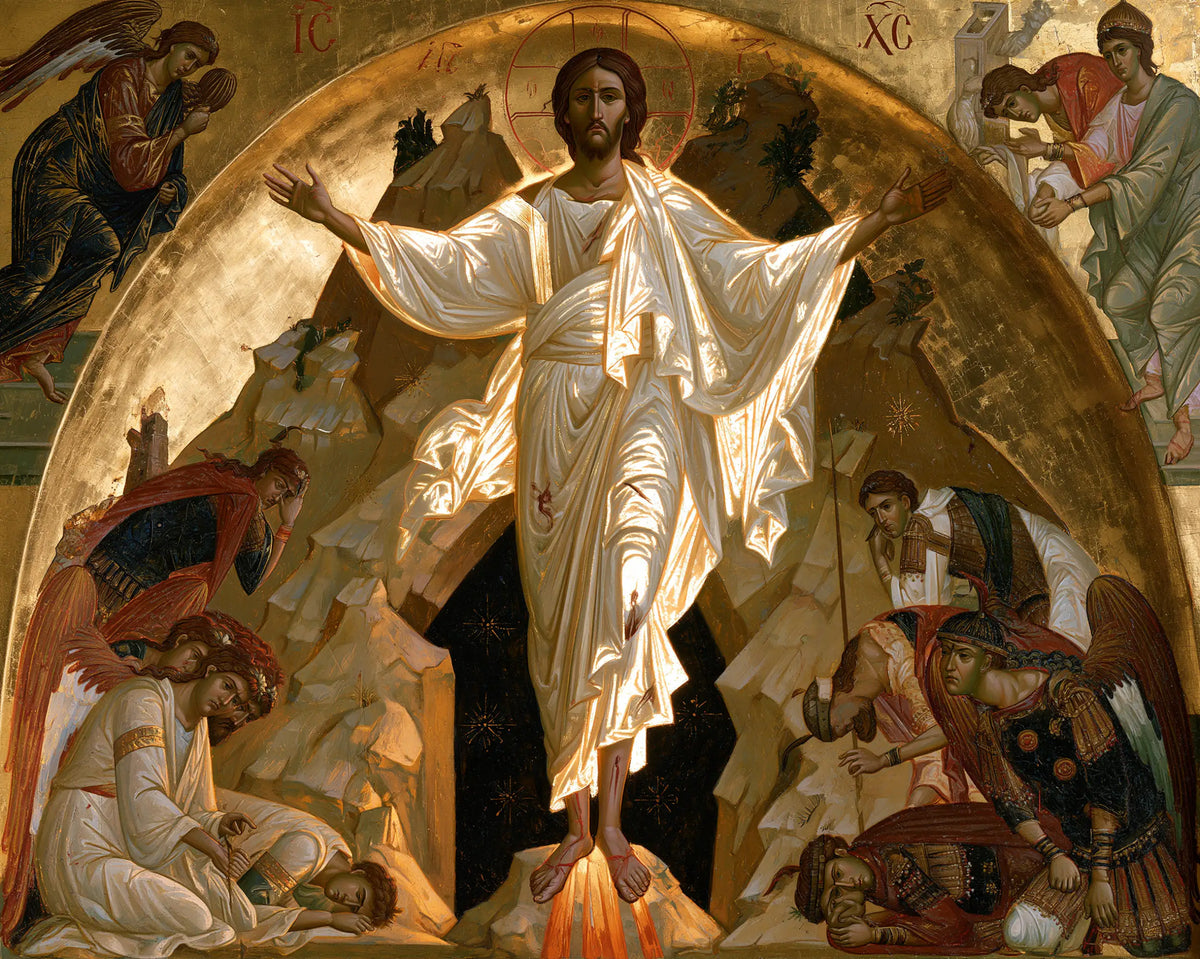 La Résurrection du Christ — La Vie dans l’ovale du rocher
