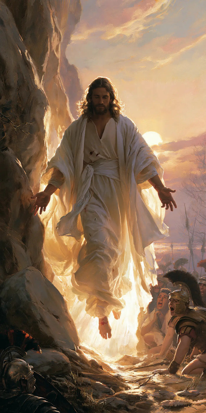 La Résurrection du Christ — La Robe au bord de la falaise chaude
