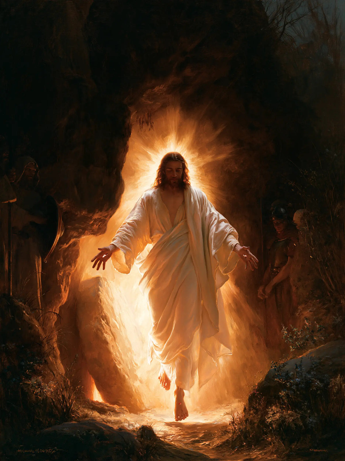 La Résurrection du Christ — La Main tendue hors de la flamme
