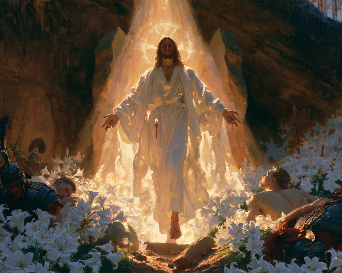 La Résurrection du Christ — La Flamme claire au jardin des lys
