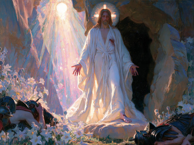 La Résurrection du Christ — Le Matin irisé devant la grotte noire