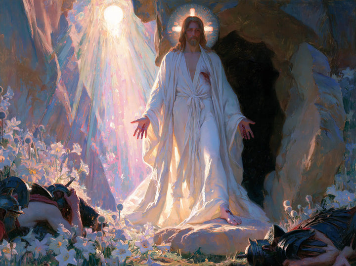 La Résurrection du Christ — Le Matin irisé devant la grotte noire