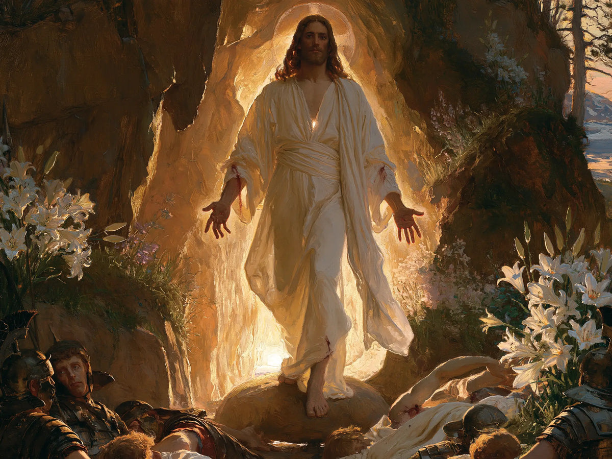 La Résurrection du Christ — Les Mains ouvertes au jardin d’ambre