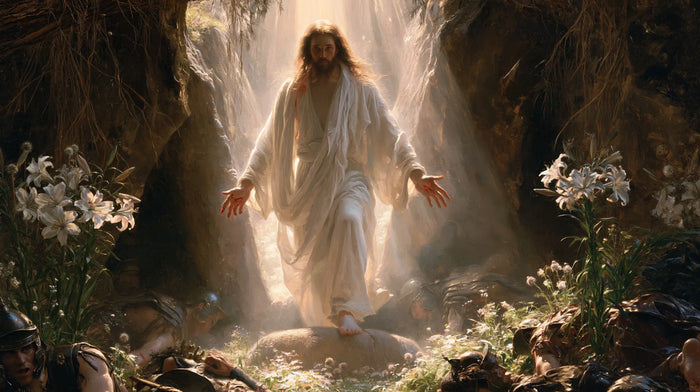 La Résurrection du Christ — Le Jardin au pied de la fente claire