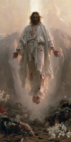La Résurrection du Christ — Le Blanc dans le souffle de brume