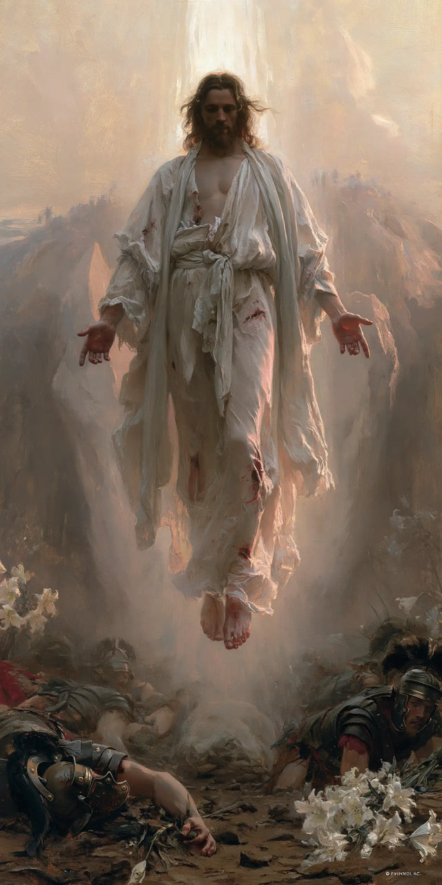 La Résurrection du Christ — Le Blanc dans le souffle de brume