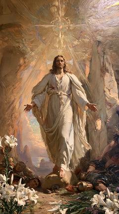 La Résurrection du Christ — Les Éclats du ciel sur le chemin fleuri