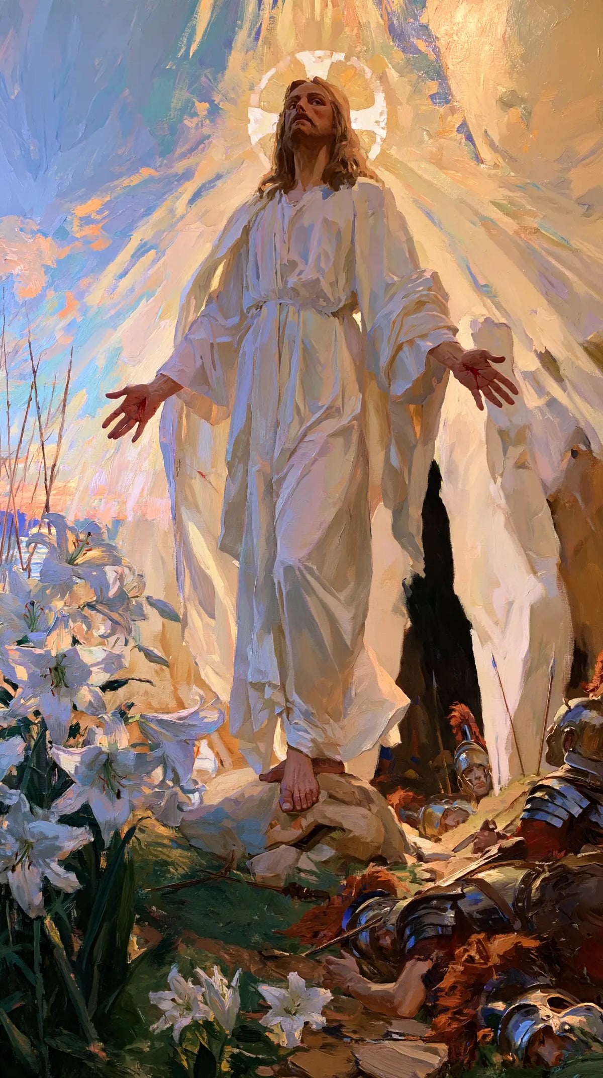 La Résurrection du Christ — Le Blanc dans les rubans du matin