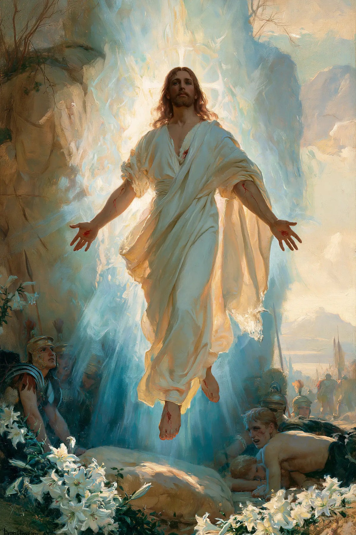 La Résurrection du Christ — La Vie dans la cascade turquoise