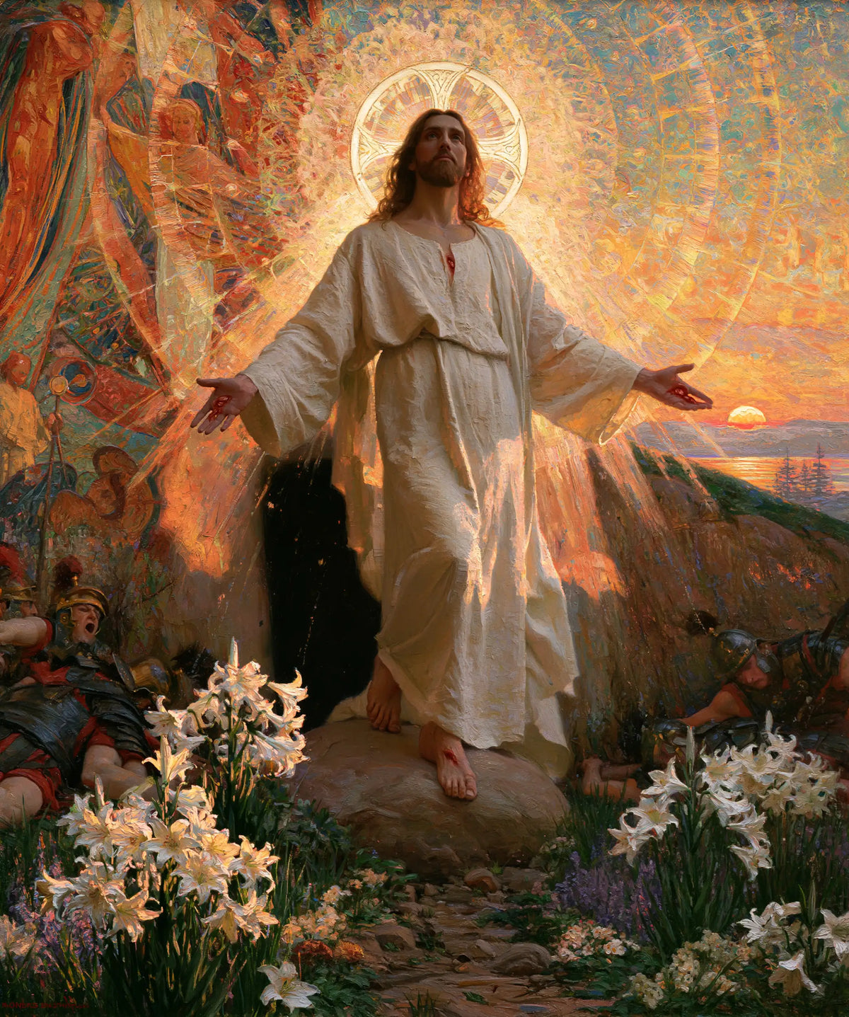 La Résurrection du Christ — Le Jour tissé de cercles d’or