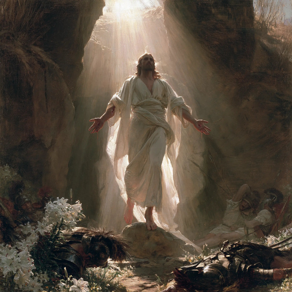 La Résurrection du Christ — Le Visage offert à la voûte claire