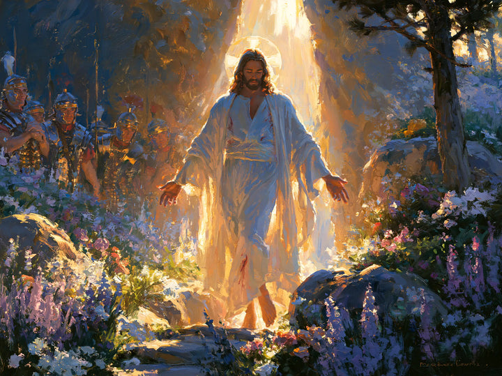 La Résurrection du Christ — La Lumière au jardin violet
