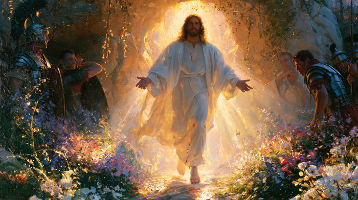 La Résurrection du Christ — Les Corolles dans le passage d’or