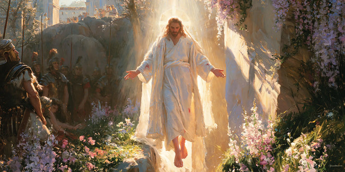 La Résurrection du Christ — La Lumière entre les murs fleuris