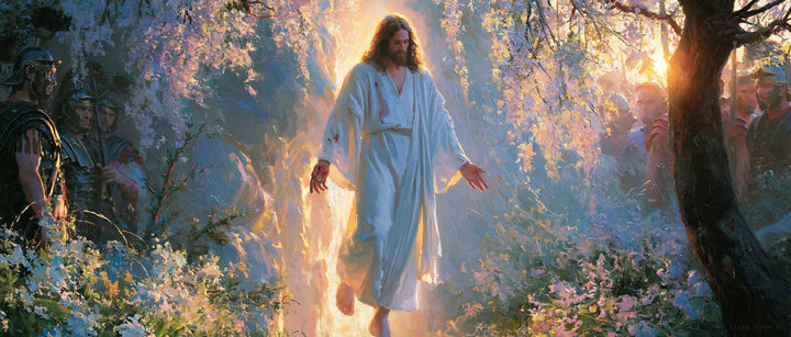 La Résurrection du Christ — Le Pas sous les fleurs suspendues