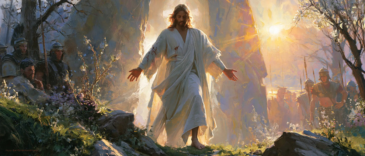 La Résurrection du Christ — La Pierre verte et le soleil ouvert