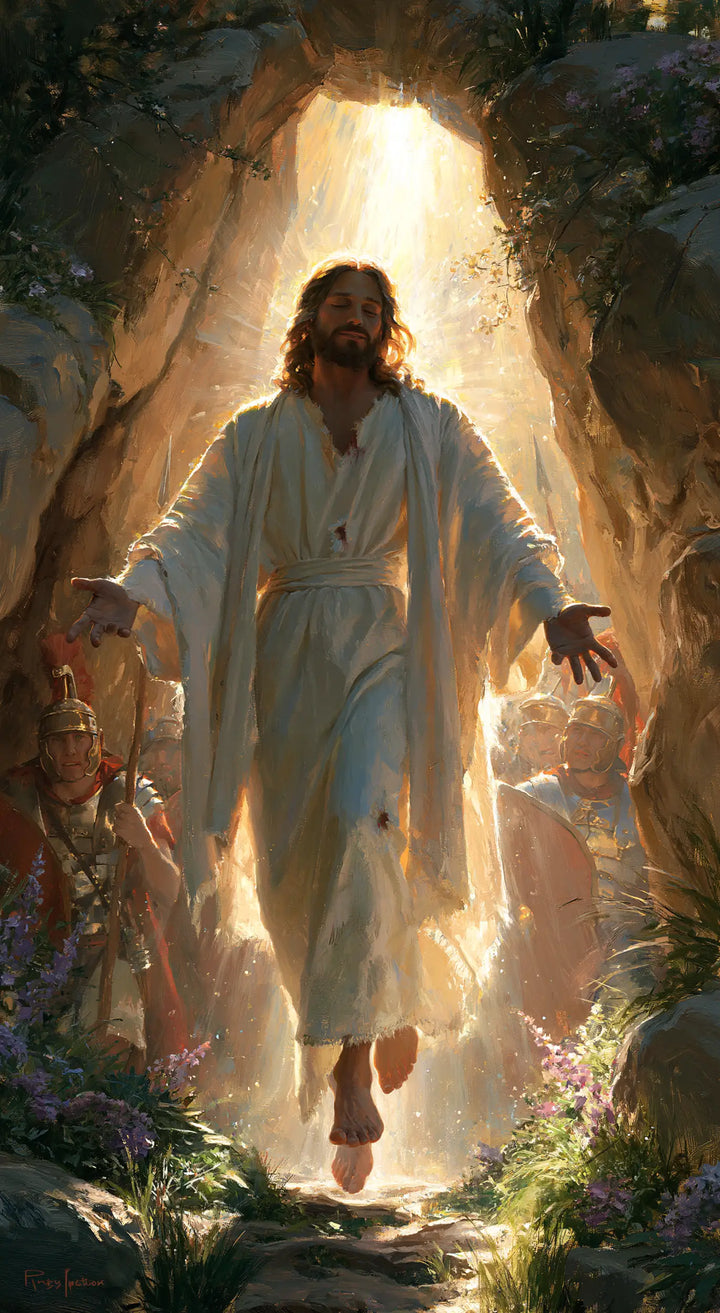 La Résurrection du Christ — La Paix dans l’ogive de pierre
