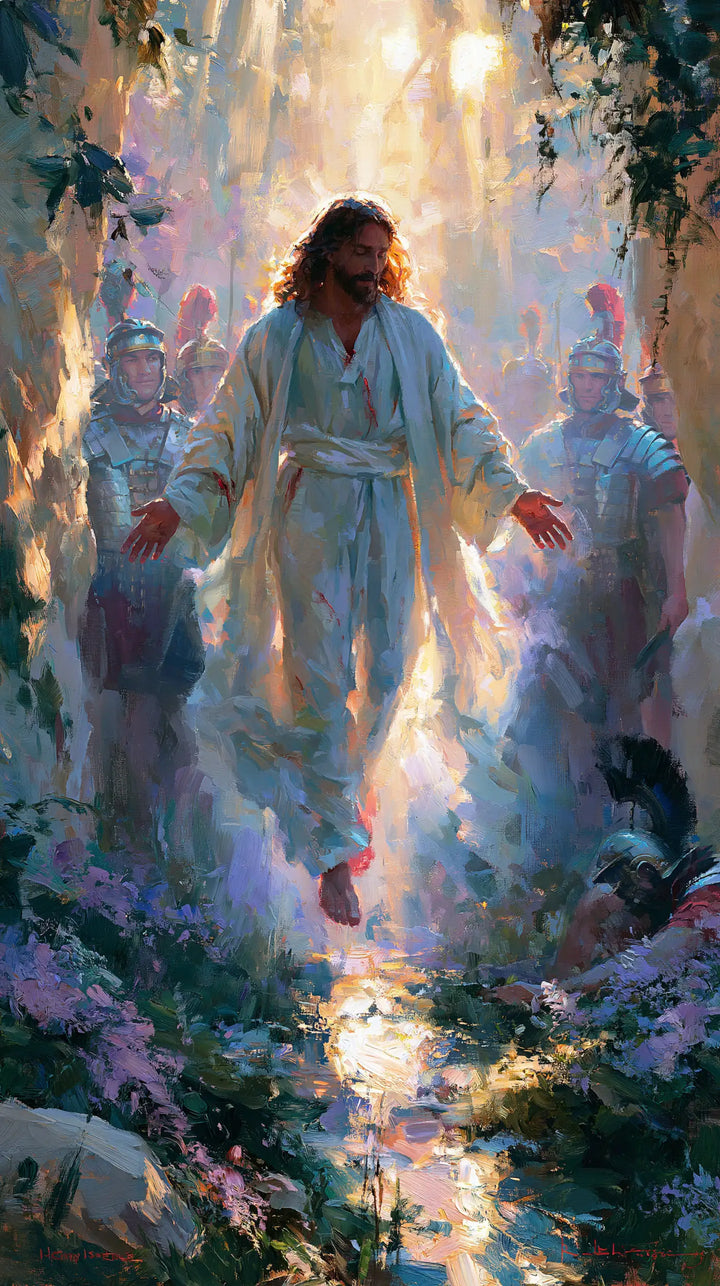 La Résurrection du Christ — Le Blanc dans le jardin de cristal