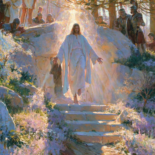 La Résurrection du Christ — Les Marches dans le jardin du réveil