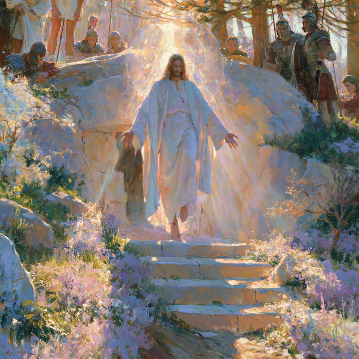 La Résurrection du Christ — Les Marches dans le jardin du réveil