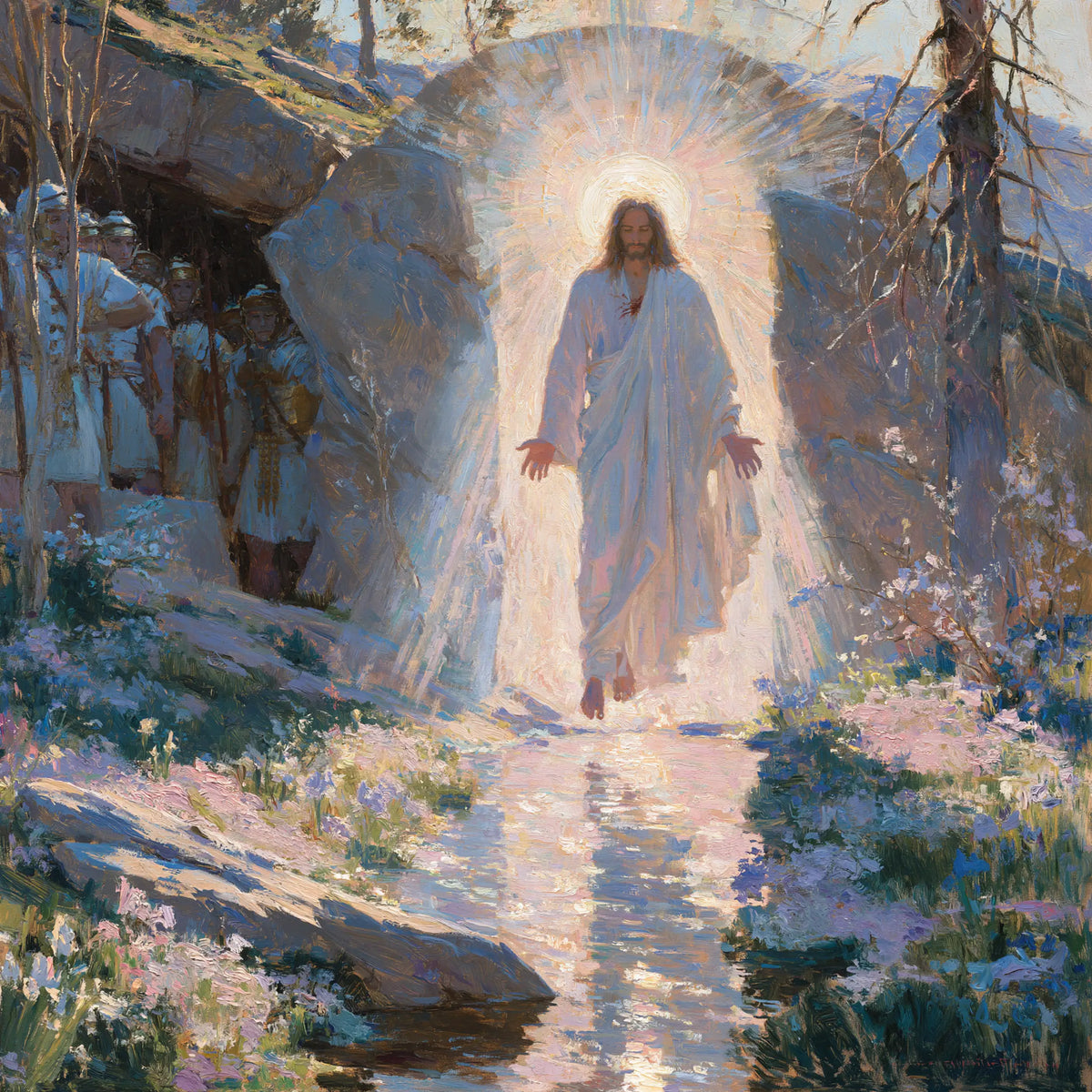 La Résurrection du Christ — Le Chemin de perle au seuil rond