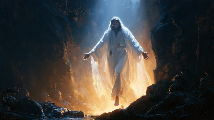 La Résurrection du Christ — Le Ciel froid sur le linceul ardent
