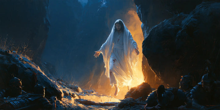 The Resurrection of Jesus Christ - Midnight-blue Chiaroscuro · Landscape n° 22