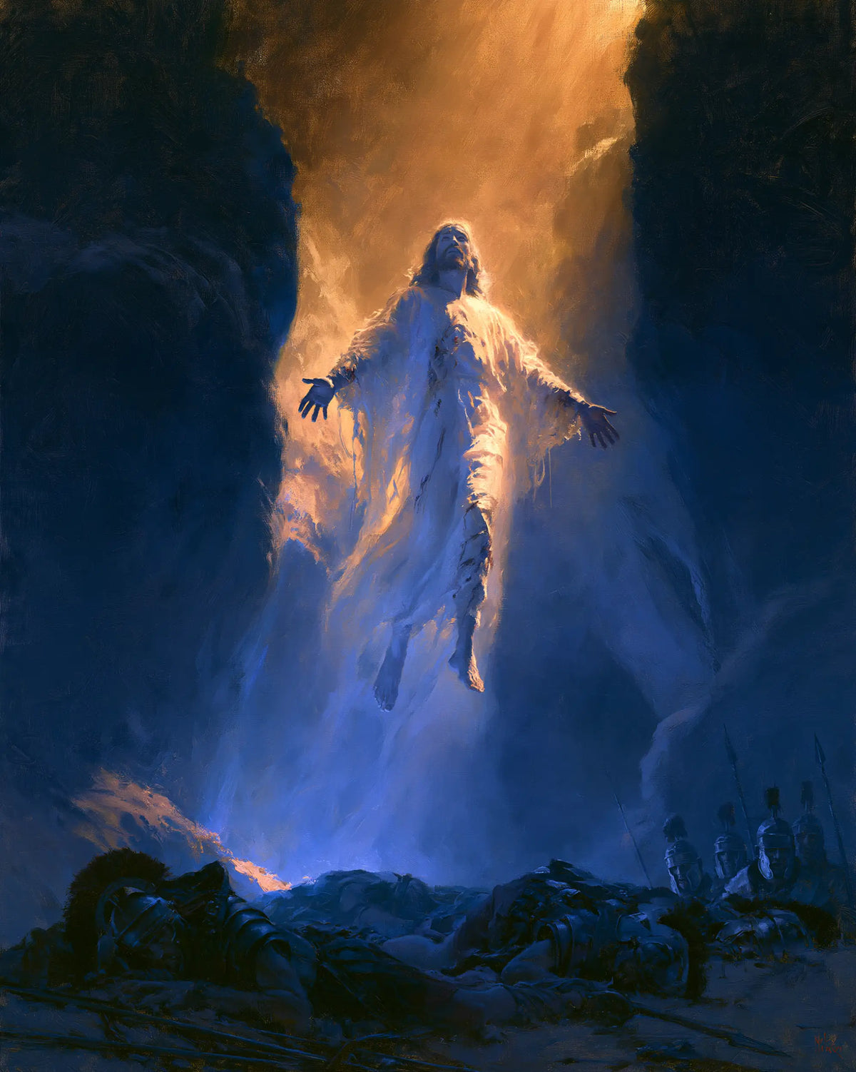 La Résurrection du Christ — Le Bleu s’élève vers la flamme