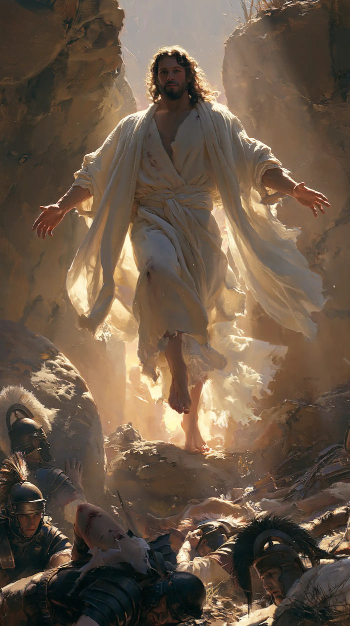 La Résurrection du Christ — L’Élan au-dessus de la pierre isolée