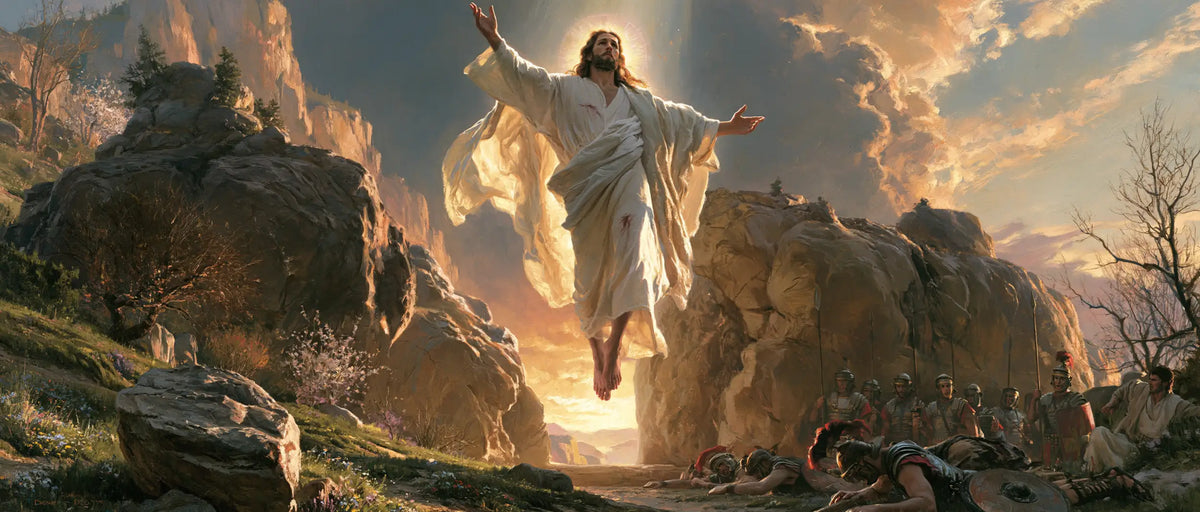 La Résurrection du Christ — La Main haute dans le vallon clair
