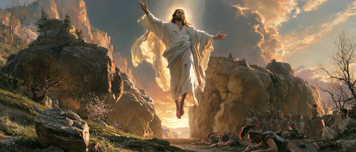 La Résurrection du Christ — La Main haute dans le vallon clair
