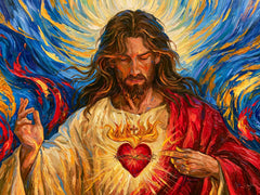 Sacred Heart of Jesus – Post-Impressionist · Landscape no. 3
