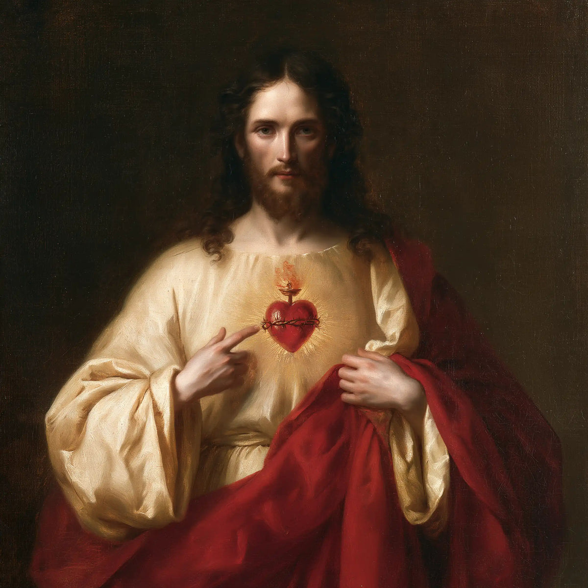 Le Sacré-Cœur de Jésus — La Clarté au milieu du silence brun