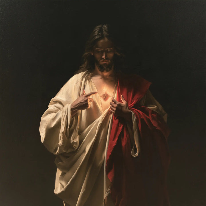 Le Sacré-Cœur de Jésus — Le Regard sur le feu retenu
