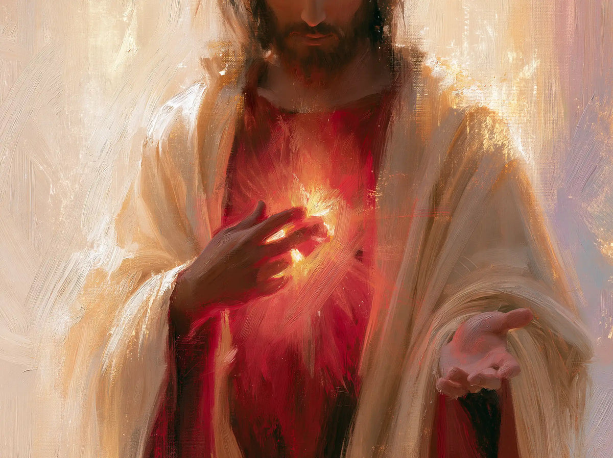 Le Sacré-Cœur de Jésus — L’Accueil dans les reflets de nacre
