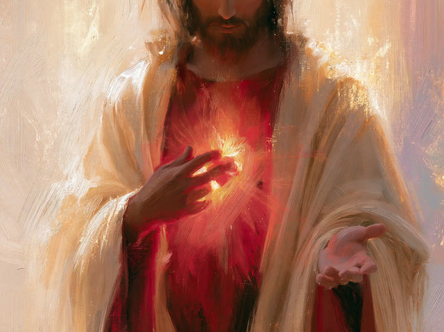 Le Sacré-Cœur de Jésus — L’Accueil dans les reflets de nacre