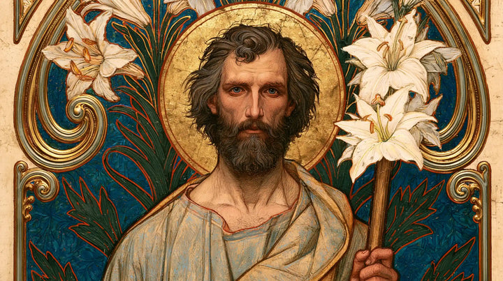 Saint Joseph – Sacred Art Nouveau · Landscape no. 10