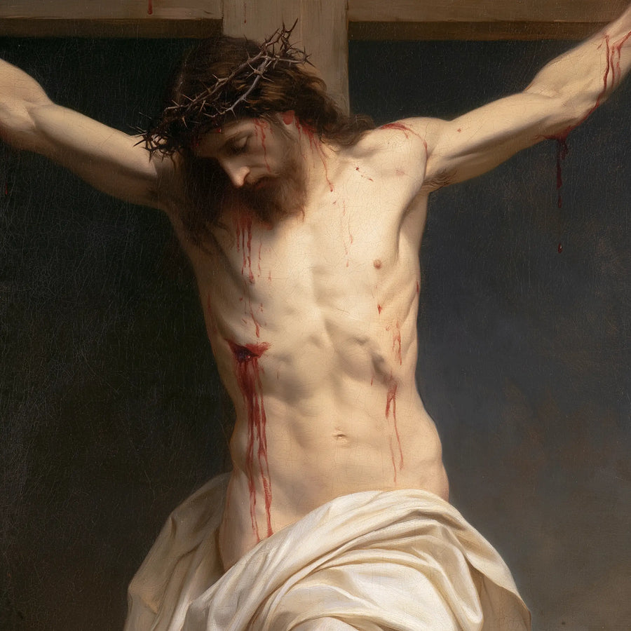 The Crucifixion – Measured Prayer Beneath the Cross