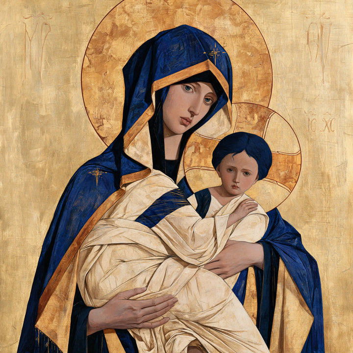 La Vierge à l’Enfant — L’Inclinaison sous les deux disques