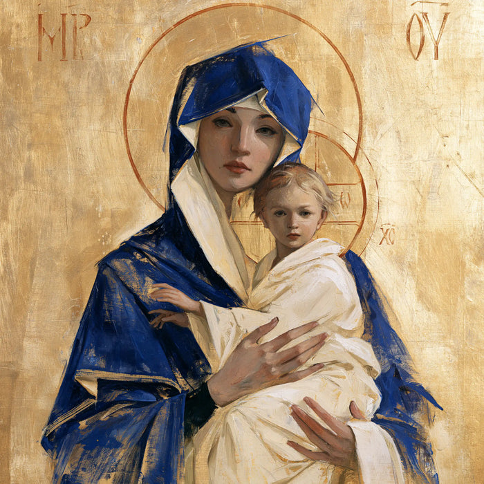 La Vierge à l’Enfant — La Présence aux deux regards