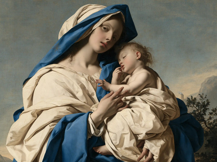 Virgin Mary and Child Jesus - Florentine Renaissance · Landscape n° 1