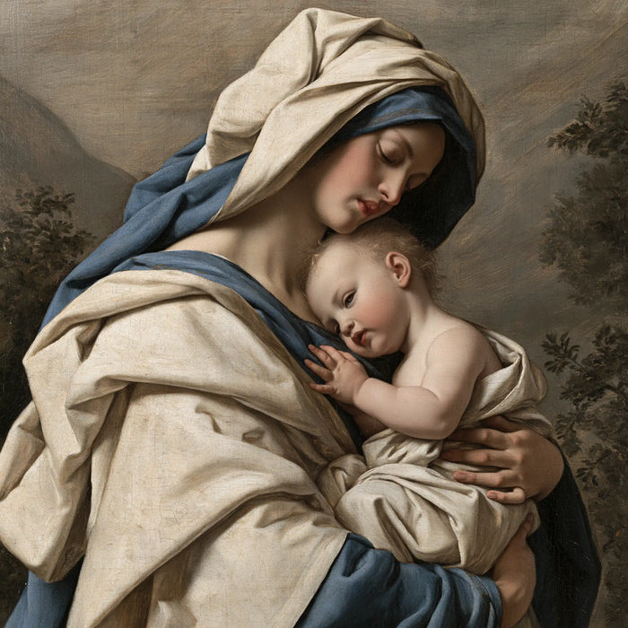 La Vierge à l’Enfant — Le Sommeil dans le manteau de lin