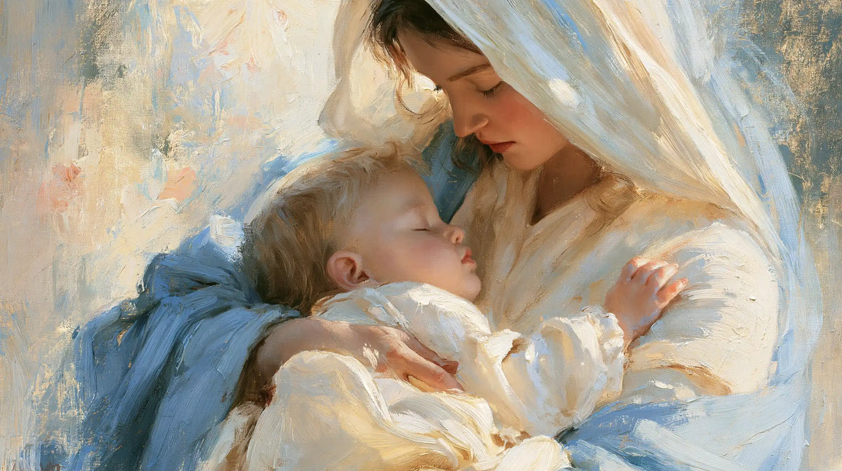 La Vierge à l’Enfant — Le Songe sur l’épaule de lumière