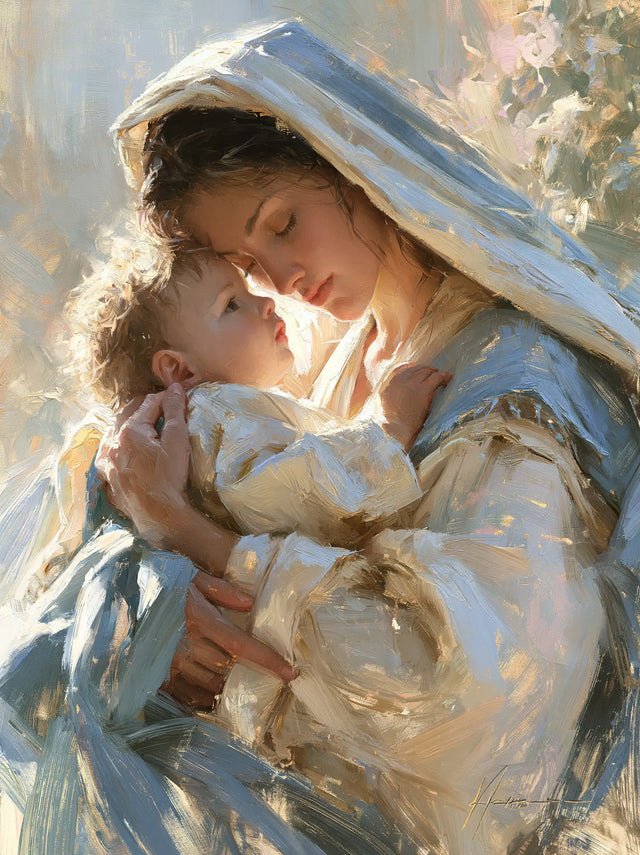 La Vierge à l’Enfant — La Main derrière les boucles blondes